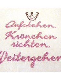 Aufstehen, Krönchen richten, Weitergehen 2