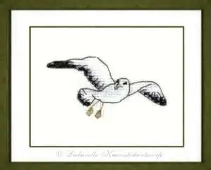 Fliegende Möwe - Stickpackung