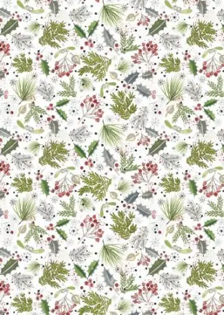 Winterflora - Baumwollstoff