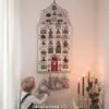 Panel Weihnachtshaus - Baumwollstoff