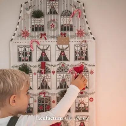 Panel Weihnachtshaus - Baumwollstoff – Bild 3