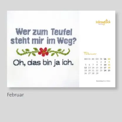 Kalender 2024 - Schrägstichdesign – Bild 3