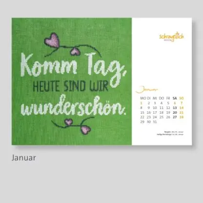 Kalender 2024 - Schrägstichdesign – Bild 4