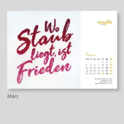Kalender 2024 - Schrägstichdesign – Bild 5
