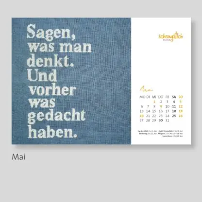 Kalender 2024 - Schrägstichdesign – Bild 7