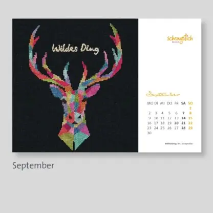 Kalender 2024 - Schrägstichdesign – Bild 12