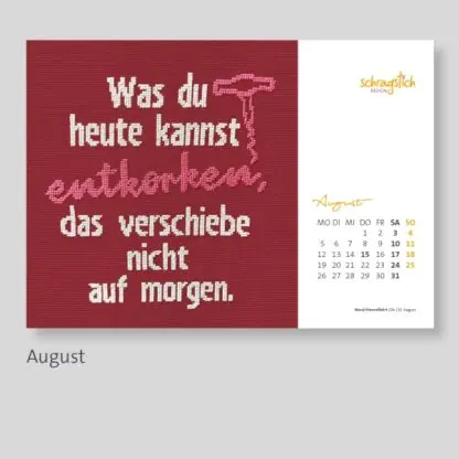 Kalender 2024 - Schrägstichdesign – Bild 10