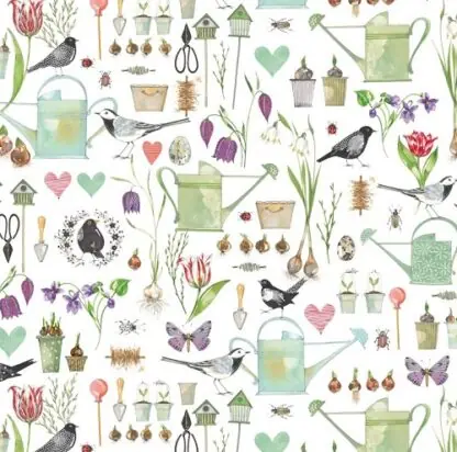 Gartenpoesie - Baumwollstoff