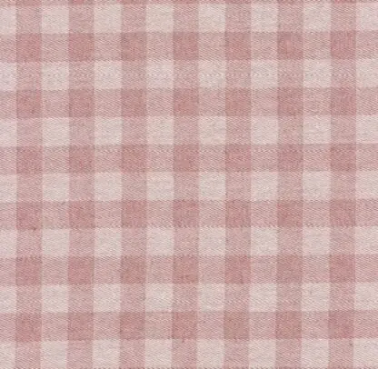 Karo Rosa - Baumwoll-Webstoff