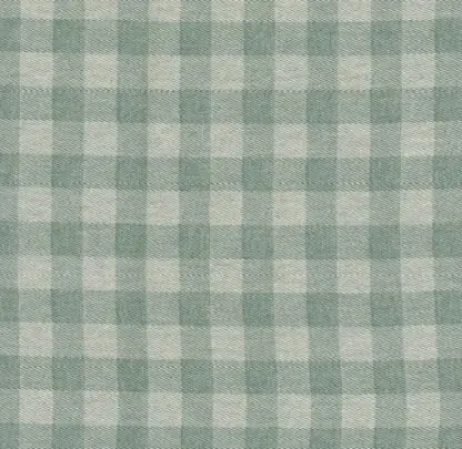 Karo Grün - Baumwoll-Webstoff