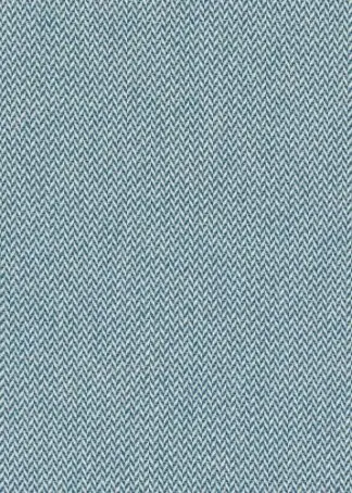 Fischgrät Blau - Baumwoll-Webstoff