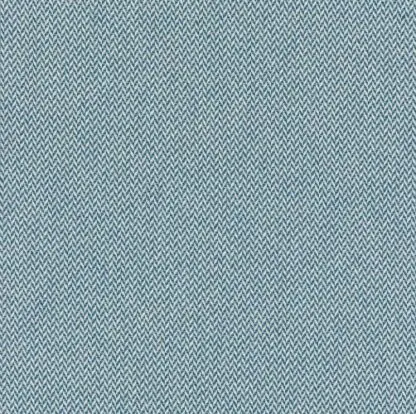 Fischgrät Blau - Baumwoll-Webstoff