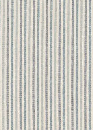 Streifen Blau - Baumwoll-Webstoff