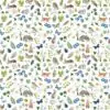 Flora und Fauna - Baumwollstoff