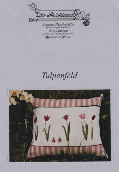 Tulpenfeld - Stickanleitung