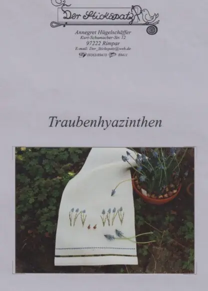 Traubenhyazinthen - Stickanleitung