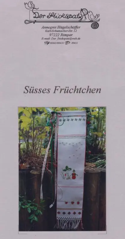 Süßes Früchtchen - Stickanleitung