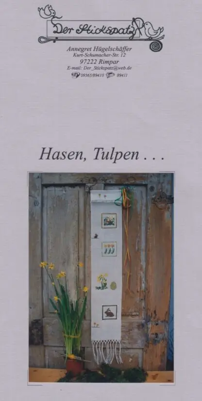 Hasen, Tulpen und mehr - Stickanleitung