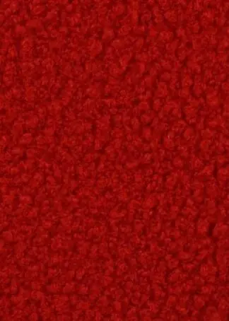Bouclé-Plüsch rot