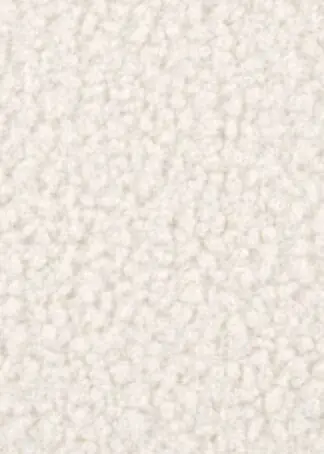 Bouclé-Plüsch creme