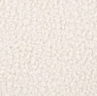 Bouclé-Plüsch creme