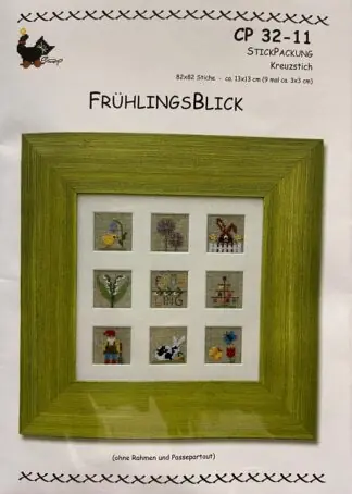 Frühlingsblick - Stickpackung