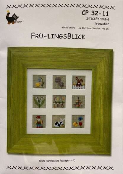 Frühlingsblick - Stickpackung