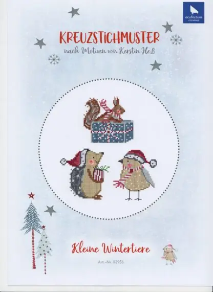 Kleine Wintertiere - Stickanleitung