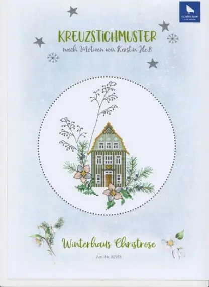 Winterhaus Christrose - Stickanleitung