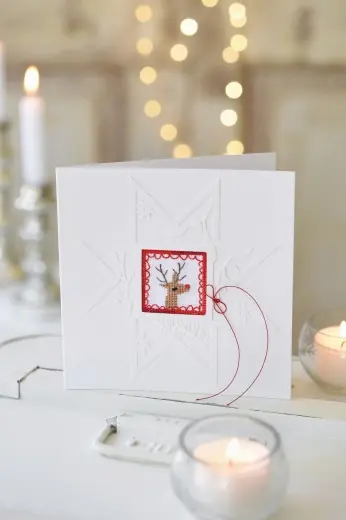 Adventskalender mit Kreuzstichmustern – Bild 3