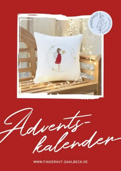 Adventskalender mit Kreuzstichmustern