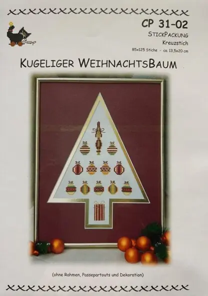 Kugeliger Weihnachtsbaum - Stickpackung