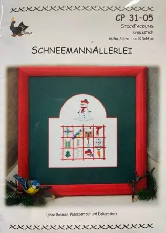 Schneemannallerlei - Stickpackung CP