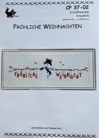 Fröhliche Weihnachten - Stickpackung CP