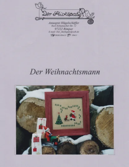 Der Weihnachtsmann - Stickanleitung