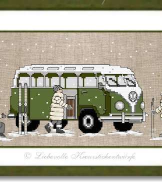 Bus im Winter