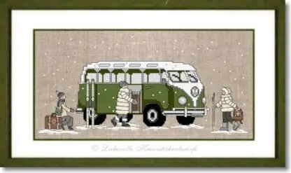 Bus im Winter