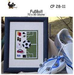 Fußball - Stickanleitung