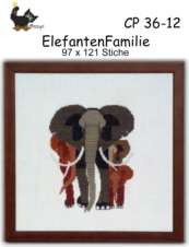 ElefantenFamilie - Stickpackung