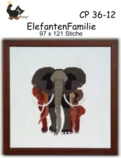 ElefantenFamilie - Stickpackung