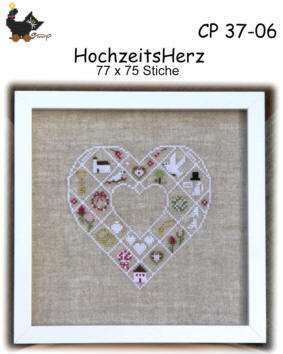 HochzeitsHerz - Stickpackung