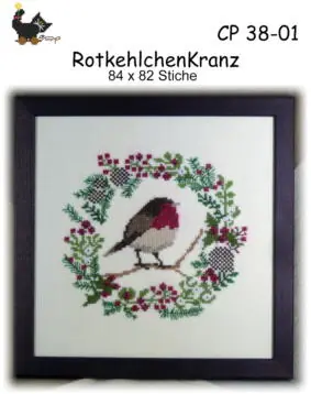 RotkehlchenKranz - Stickpackung