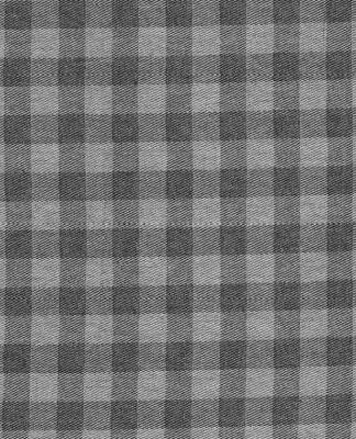 Karo schwarz/grau - Baumwoll-Webstoff