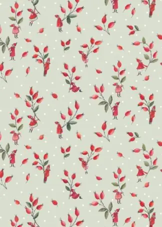 Hagebuttentanz - Baumwollstoff