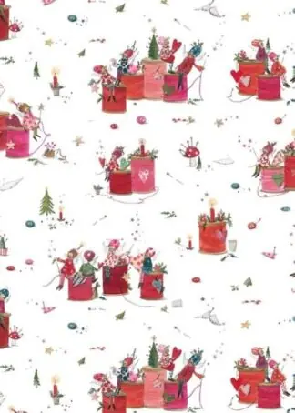 Fadenspiel Weihnachten - Baumwollstoff