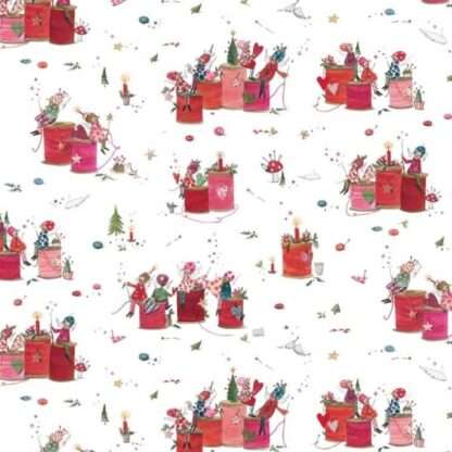 Fadenspiel Weihnachten - Baumwollstoff