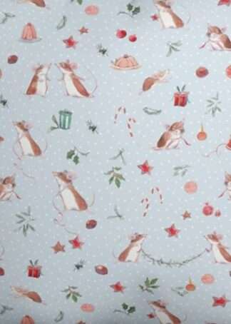 Weihnachtsmäuschen - Baumwollstoff