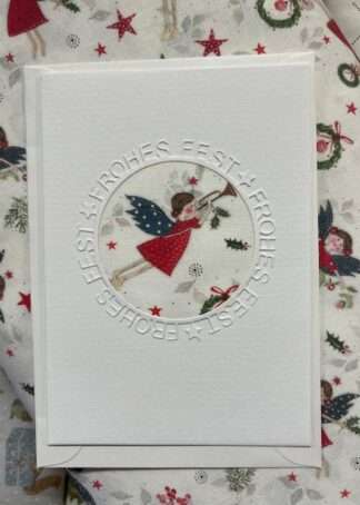 Weihnachtsengel - fertige PP-Karte