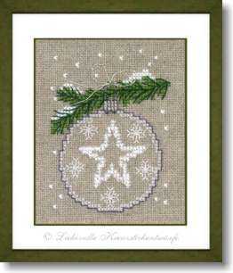 Glaskugel, dunkel - Stickpackung