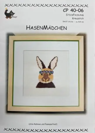 Hasenmädchen - Stickpackung